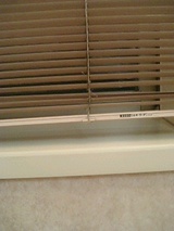 ブラインドが縮んだ